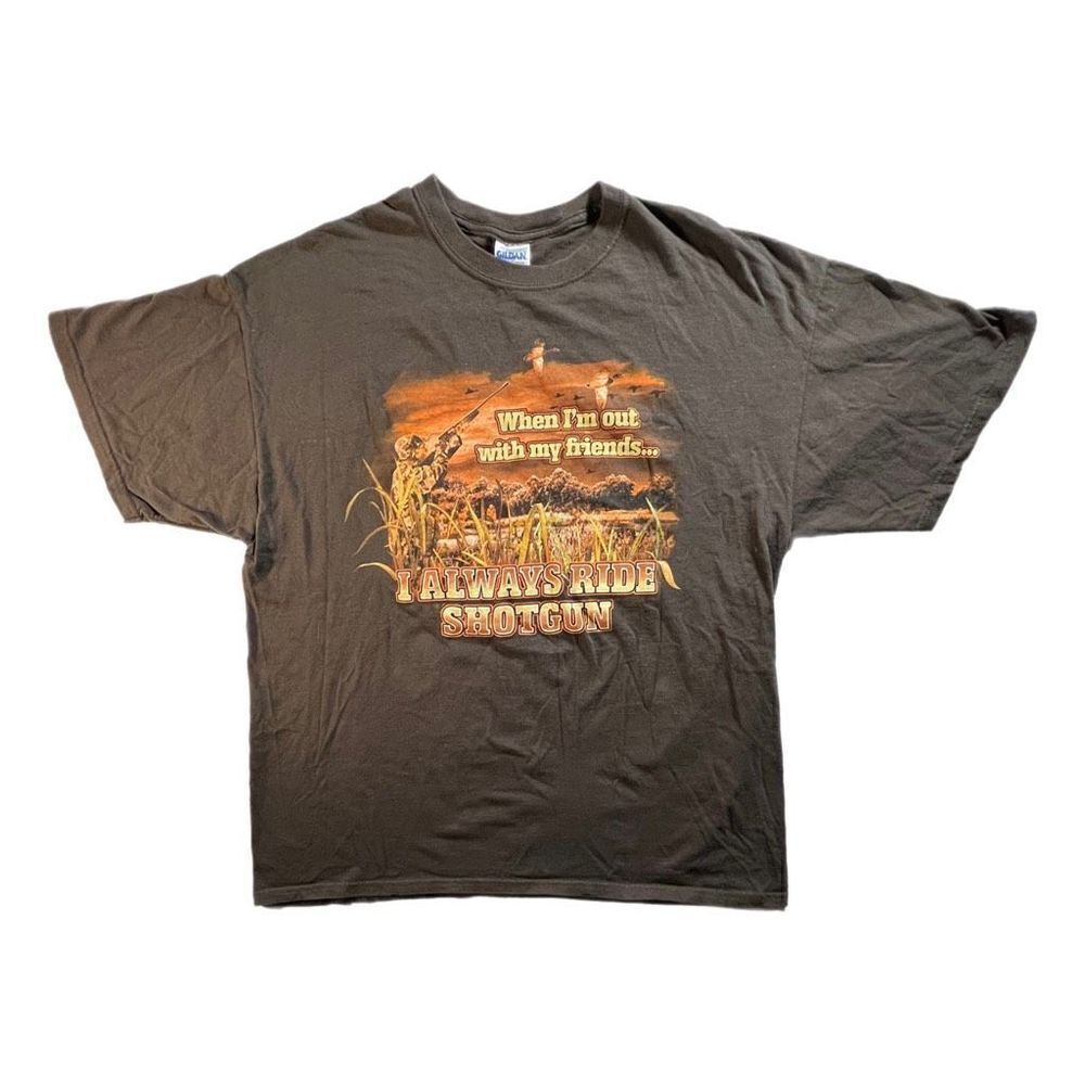 Y2K Ride Shotgun Hunting Tee